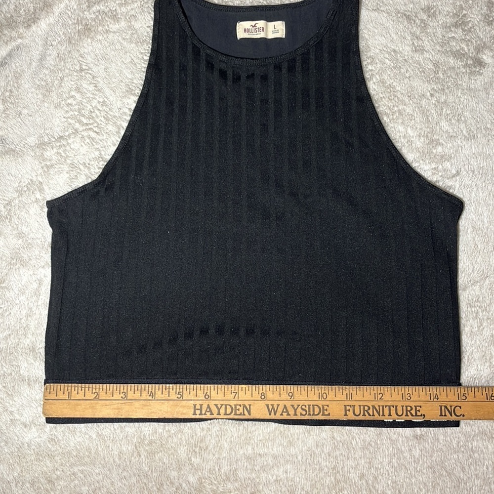 Hollister Co. Women's Black Crop-top - Picture 6 of 6